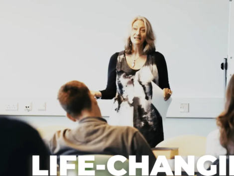 Principal's Bursary Student Lucy teaching