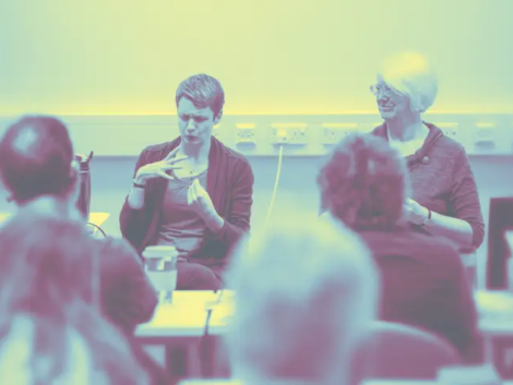 Deaf Students Signing Classroom