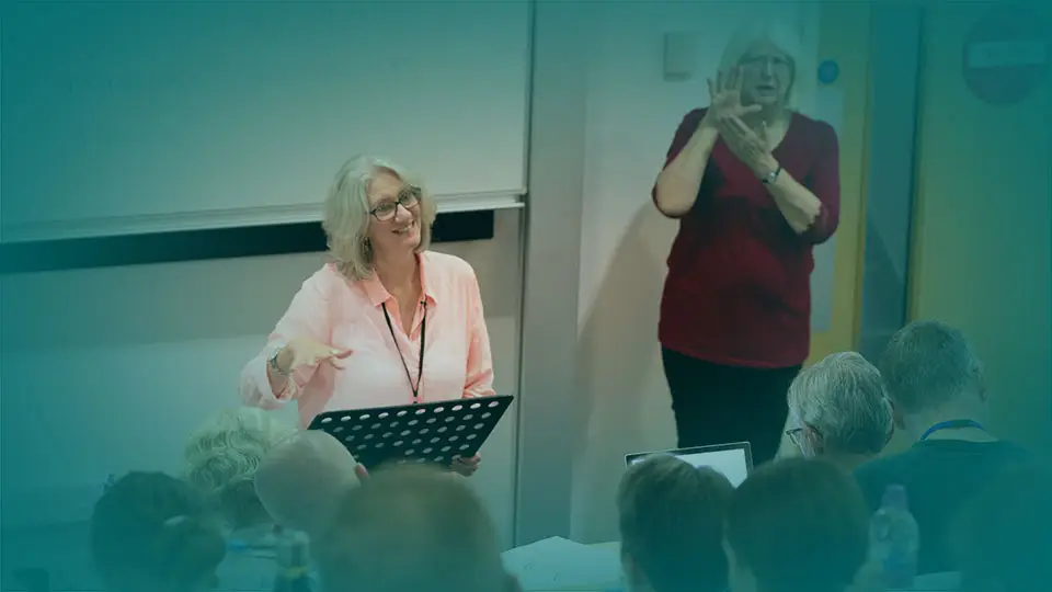 Image of Lucy Peppiatt teaching classroom - Fees FAQs page