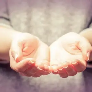 Image of open hands - WTC Resource page