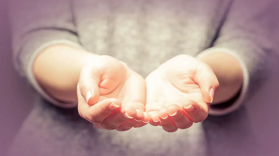 Image of open hands - WTC Resource page