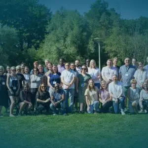 Image of group of WTC students in sunshine - students page