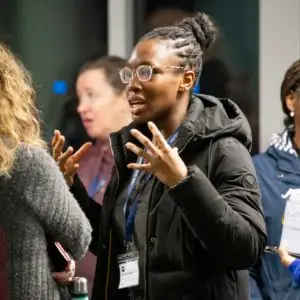 Female students chatting