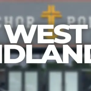 West Midlands Hub Location image with test and Anchor Point Church blurred in background