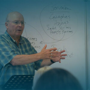 Image of Scot McKnight teaching MA classroom