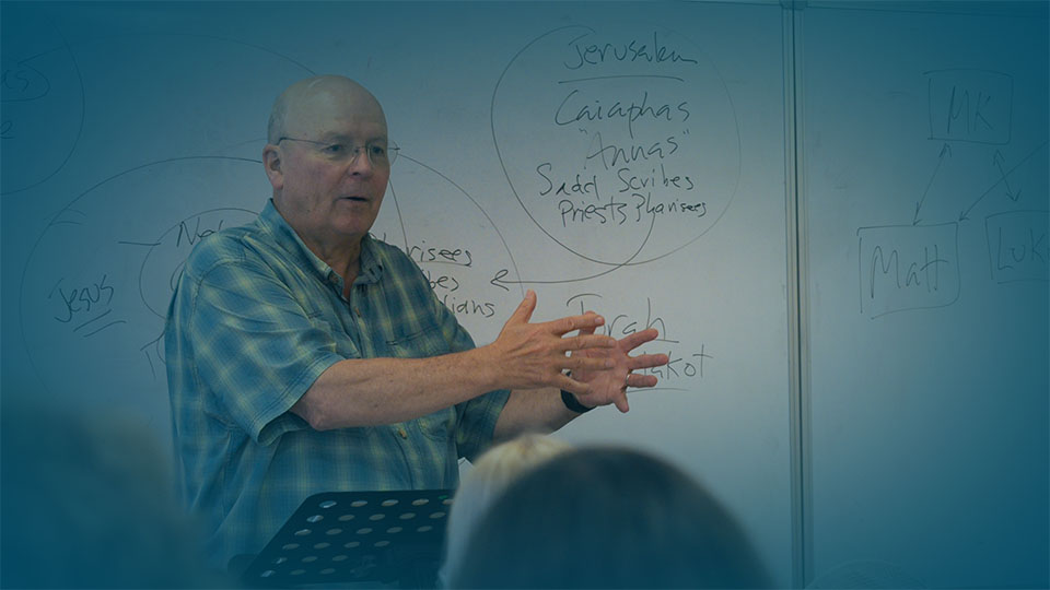 Image of Scot McKnight teaching MA classroom